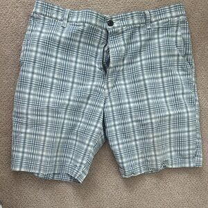 Men's Dockers Blue Plaid Shorts
